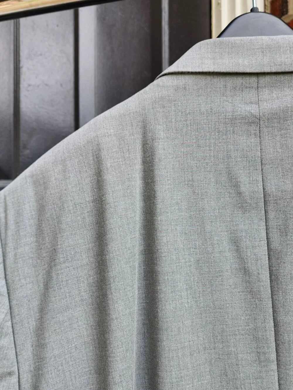 60R Gray Suit Jacket Jos A Bank Light Tailored Fit Separates Polyester New Size